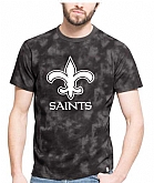 Men's New Orleans Saints Team Logo Black Camo Men's T Shirt,baseball caps,new era cap wholesale,wholesale hats